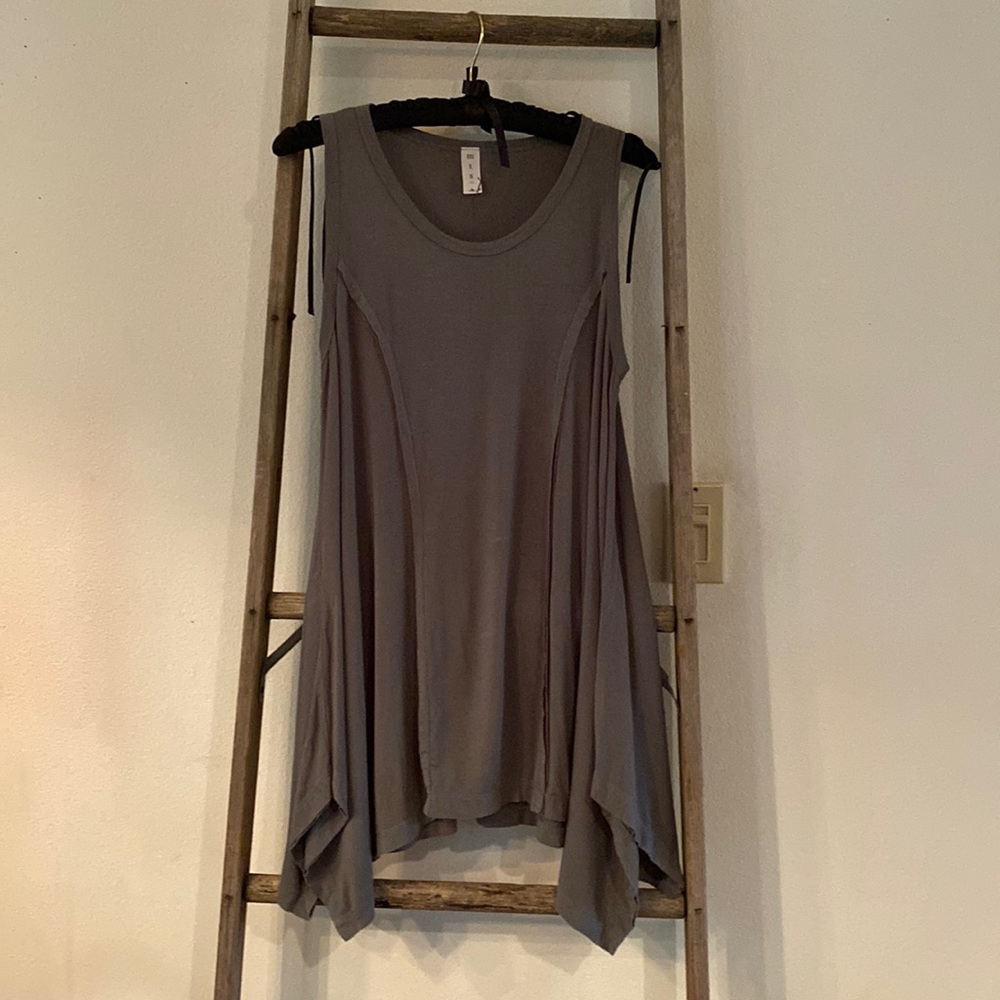 Bamboo Olive green tunic tank